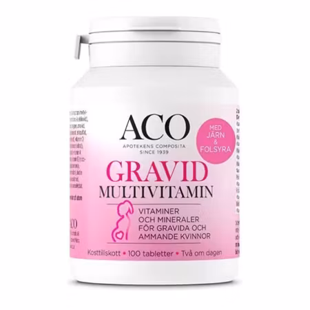 ACO Gravid Multivitamin 100 tabletter