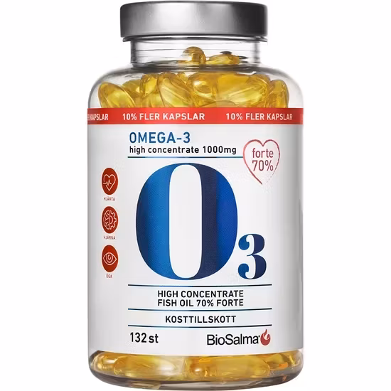 BioSalma Omega-3 Forte 70% 1000 mg 132 capsules