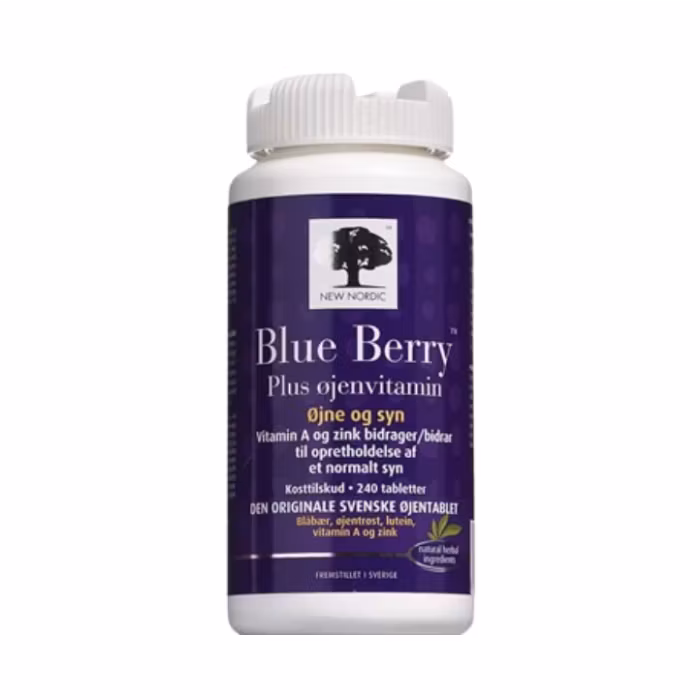 New Nordic Blue Berry Plus Ögonvitamin 240 tabletter