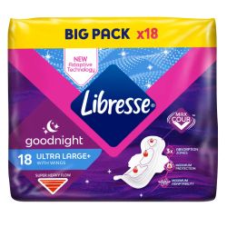 Libresse Goodnight Ultra Large bindor 18 st