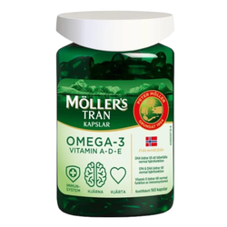 Möllers Omega-3 Cod liver oil capsules 160 pcs