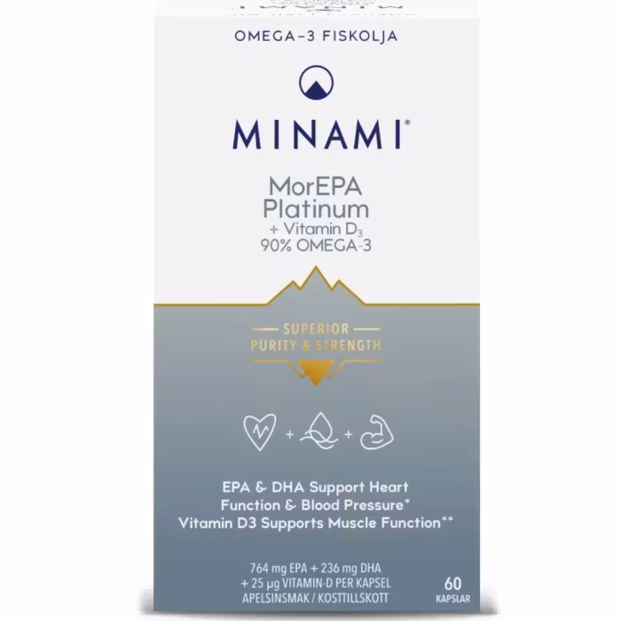 Minami MorEPA Platinum Omega-3 90% 60 kapslar