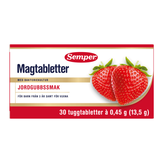 Semper Stomach Tablets Strawberry 30 Tablets