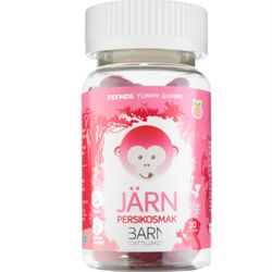 Monkids Iron Kids Peach 30 chewable tablets