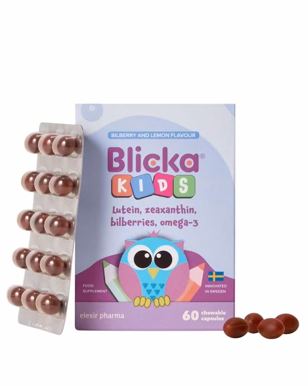 Elexir pharma Blicka Kids, 60 kapslar