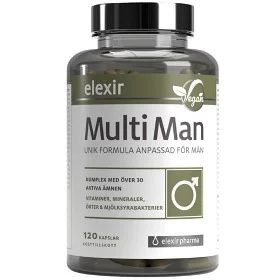 Elixir Multi Man Vegan 120 capsules
