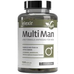 Elixir Multi Man Vegan 120 capsules