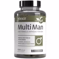 Elixir Multi Man Vegan 120 capsules