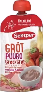 Semper Porridge Stick Strawberry, Banana & Blueberry 120 g