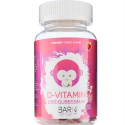 Monkids Vitamin D Children Strawberry 60 chewable tablets