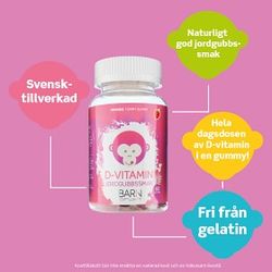 Monkids Vitamin D Children Strawberry 60 chewable tablets
