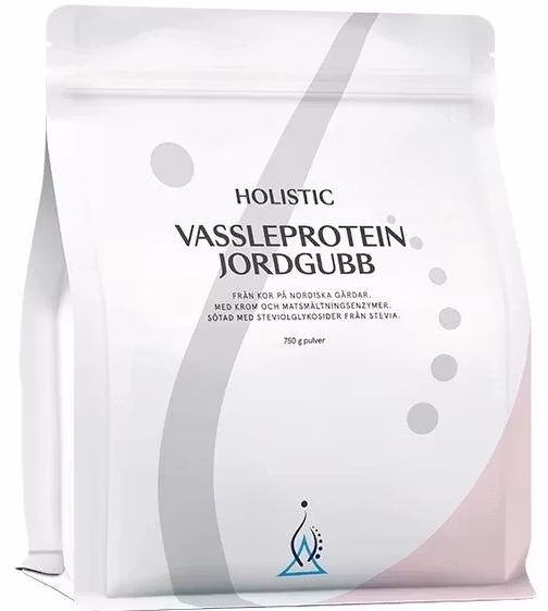 Holistic Vassleprotein Jordgubb 750 g