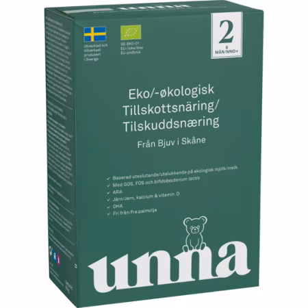 Unna Organic Infant Formula Stage 2, 600 g