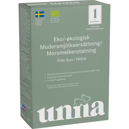 Unna Organic Infant Formula Stage 1, 600 g