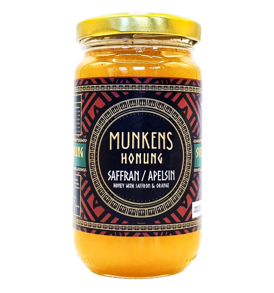 Munkens Hälsa Svensk Honung Saffran & Apelsin 280g