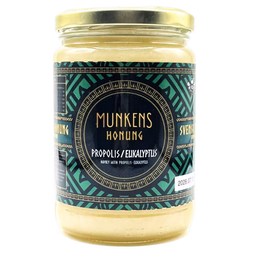 Munkens Hälsa Svensk Honung Propolis & Eukalyptus 500g