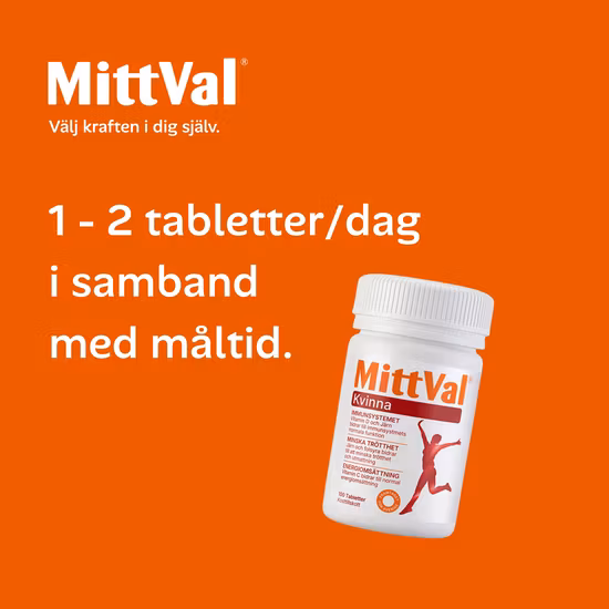 MittVal Kvinna 100 tabletter