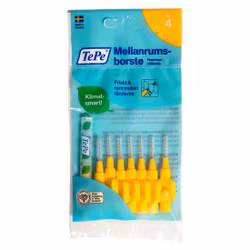 TePe Mellanrumsborste Original 0,7 mm Gul 8 st
