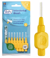 TePe Mellanrumsborste Original 0,7 mm Gul 8 st