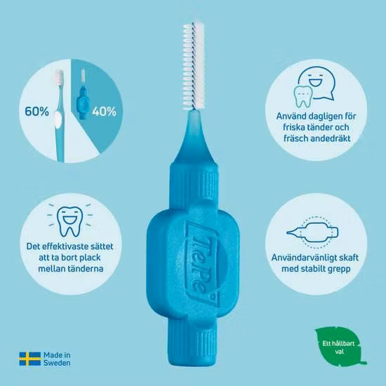 TePe Interdental Brush Original 0.45 mm Orange 8 pcs