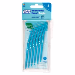 TePe Angle Interdental Brush 0.6 mm Blue 6 pcs