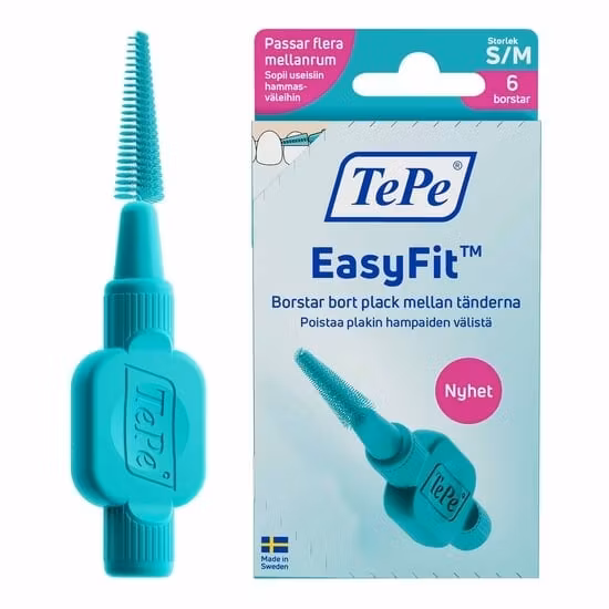 TePe EasyFit S/M 6 st