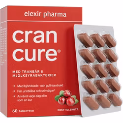 Elexir Cran Cure Cranberry Plus Lactic Acid Bacteria 60 Tablets