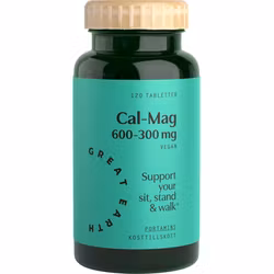 Great Earth Cal-Mag 600-300 mg 120 tabletter