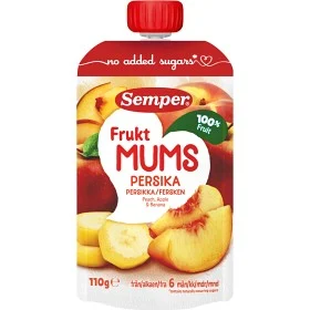 Semper Fruktmums Persika 110 g