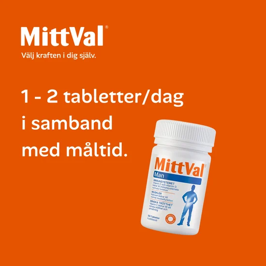 MittVal Man 100 tabletter