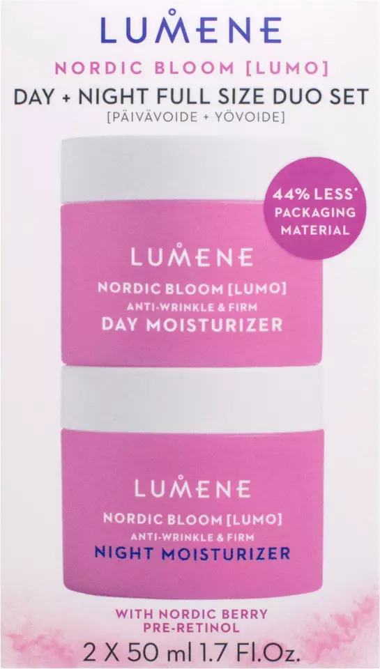 Lumene Nordic Bloom Day + Night Moisturizer Duo Set