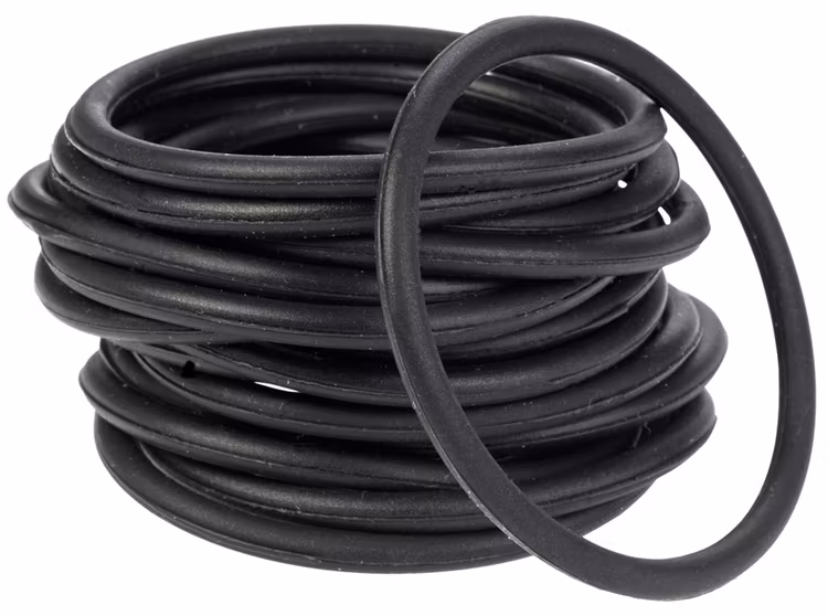 Silikon gummiband svarta