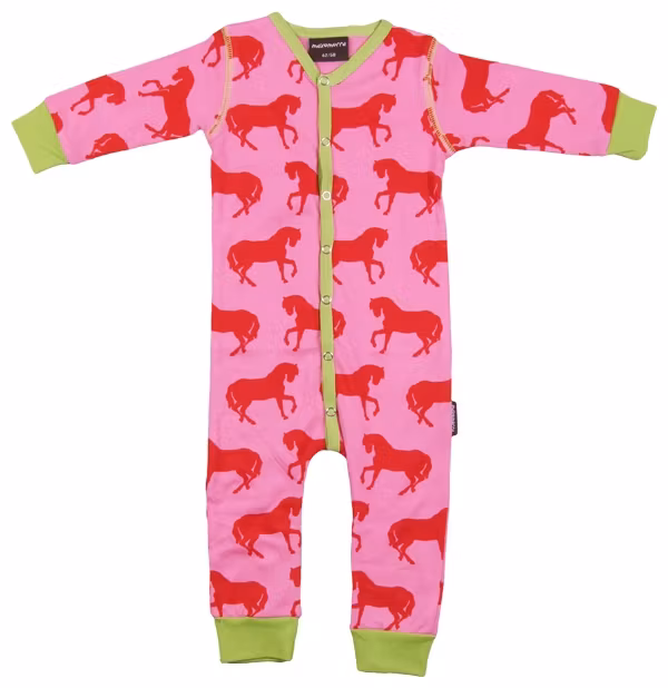 Pyjamas/Sparkdräkt Hästar Maxomorra