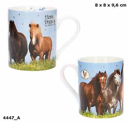 Horses Dreams Mugg med guldtryck