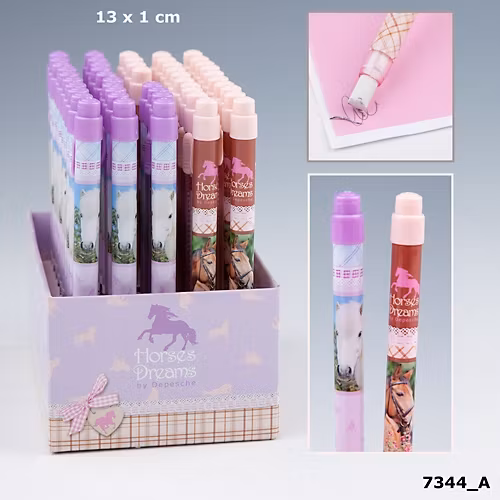 Suddpenna smal med hästmotiv