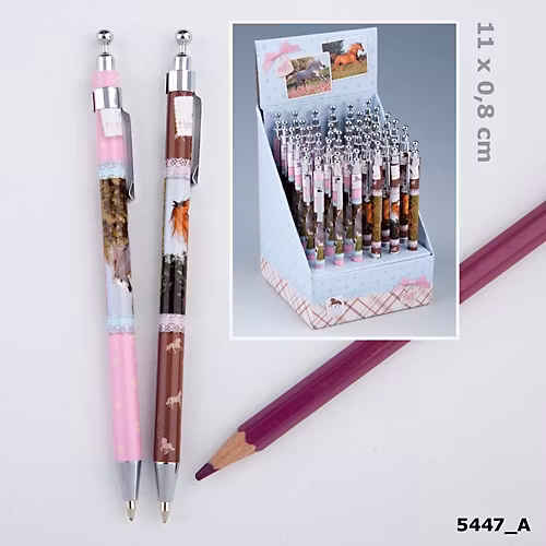 Minibläckpenna med hästmotiv