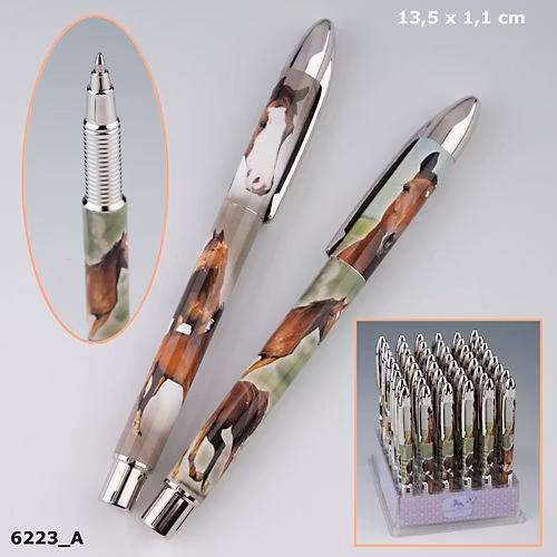 Bläckpenna Hästar
