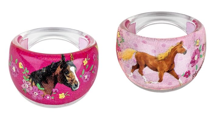 Rings for best friends med hästmotiv