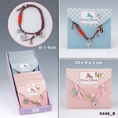 Vänskaps armband med hästmotiv