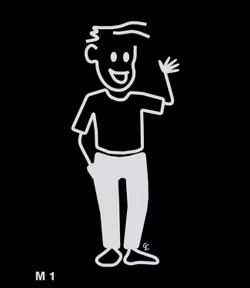 Stående man