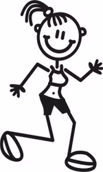 Mamma joggar