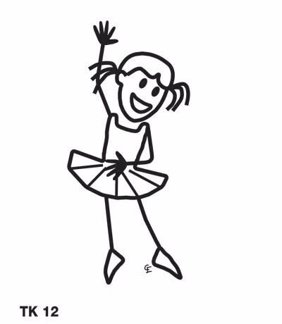 Tjej dansar