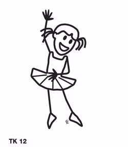 Tjej dansar