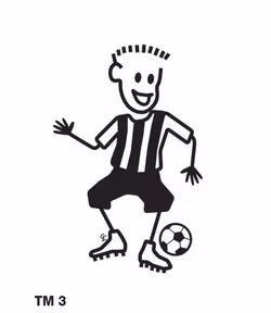 Kille spelar fotboll