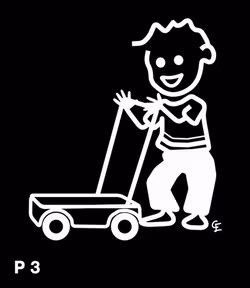 Pojke med gåvagn
