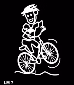 Pojke cyklar