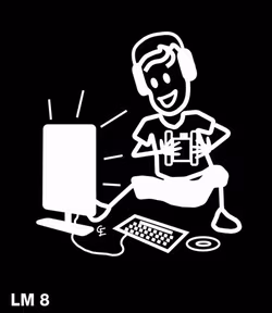 Pojke spelar TV/datorspel