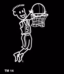 Kille som spelar basket