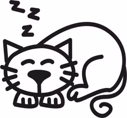 Sovande katt