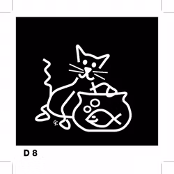 Katt som fiskar